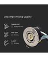 GU10 Downlight - Satin nikkel, IP20