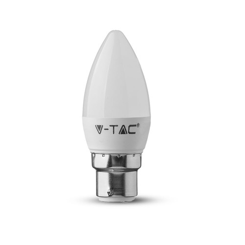 B22 4,5W LED kronepære - Samsung LED chip, erstatter 40W, 180°