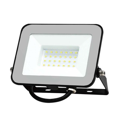 30W LED lyskaster med Samsung LED chip - 80lm/W, IP65, sort, 4000K, utendørs/innendørs
