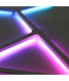 Hexa-Light RGBIC komplett sett - 9 lysskinner, veggmontert, Bluetooth-app, USB