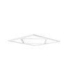 Hexagon Diamant 60x60 LED-panel, 60W - 100lm/W, hvit kant