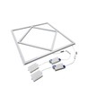 Hexagon Diamant 60x60 LED-panel, 60W - 100lm/W, hvit kant