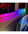 Hexa-Light RGBIC komplett sett - 9 lysskinner, veggmontert, Bluetooth-app, USB