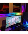 Hexa-Light RGBIC komplett sett - 9 lysskinner, veggmontert, Bluetooth-app, USB