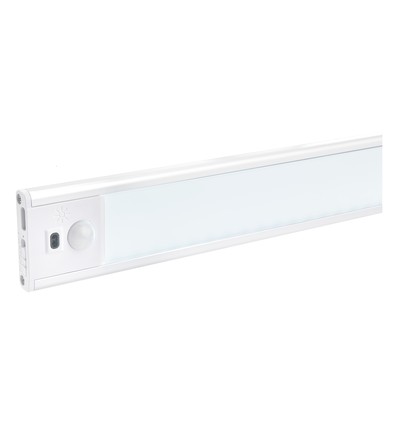 Slimline LED underskapsarmatur med PIR-sensor, CCT, dimbar, 150lm - 400 mm