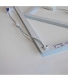 Hexagon Diamant 60x60 LED-panel, 60W - 100lm/W, hvit kant