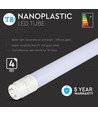 25x 120cm / 18W LED-rør, T8 - 4000k, 5 års produsentgaranti