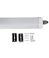 120cm 36W vanntett komplett LED-armatur, gjennomgangskoblet - 4320lm, 120lm/W, IP65