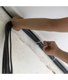 Kabelbinder 15 cm, 100 stk - Bredde 2,5 mm hvit