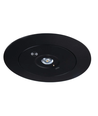 3W LED nødbelysning spot for tak - Hull: Ø7,5-12,5cm, 3 timers batteri, Sort