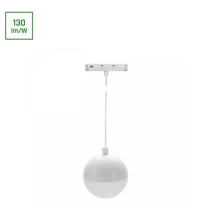 10W SHIFT BASIC GLOBE skinnespot til 48V - 4000K, hvit, 120° spredning, 130lm/W, SYSTEM SHIFT
