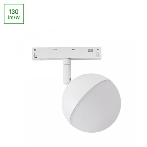 System Shift Basic Globe - Kuledelampe, 90mm, 10W, 4000K, Hvit