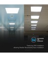 60x60 LED-panel i ramme - 36W, 4000K, 120lm/W, 4320lm, 2-i-1