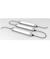Dura66 60W LED armatur - 150 cm, IP66, gjennomgangskobling, IK10, 150lm/W