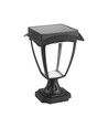 2W LED solcelle hagelampe med sensor - Sort, IP65, CCT, aluminium, utendørs bruk
