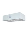 3W solcelle vegglampe med sensor - IP65, hvit, 350lm, PIR sensor, utendørs