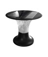 15W Solcelle hagelampe, 2200lm - IP65, sort, Diamond, CCT, RADAR sensor, 3.2V, inkl. batteri