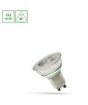 LED GU10 7,5W - 230V, 30° varm hvit, glass m/ linse, Spectrum Premium