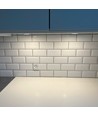 LEDlife Reco68 møbelspot RA92 - Hull: Ø5,5 cm, Mål: Ø6,8 cm, Matt hvit, 2,7W, 12V DC, RA92