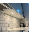 LEDlife Reco68 møbelspot RA92 - Hull: Ø5,5 cm, Mål: Ø6,8 cm, børstet stål, 2,7W, 12V DC