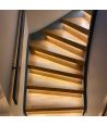 Trappe LED COB strip sett - Opp til 20 trinn, 11W per trinn, 24V, IP20, med sensor + av/på-bryter