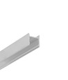 2m aluminiumsprofil LEVEL12 C/U1 - Ubehandlet aluminium, påbygging, LED-skinne
