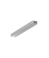 2m aluprofil SLIM8 AC2/Z - Ubehandlet aluminium, påbygging, LED skinne