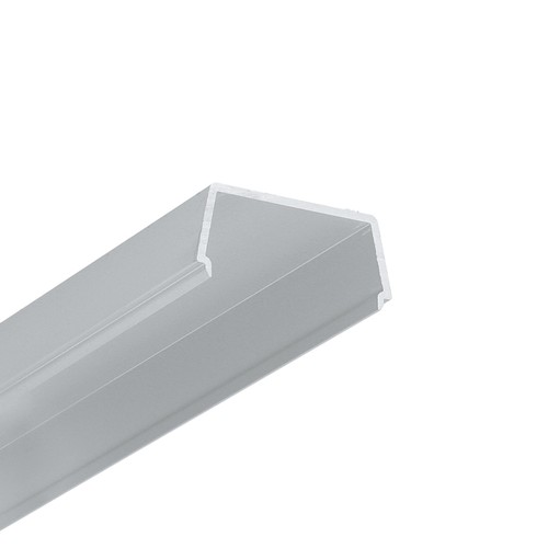 1m tilbehørsprofil NAMI23 - Anodisert, påbygging, LED skinne