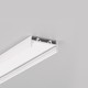 2m aluprofil VARIO30-01 ACDE-9/TY - Hvit lakkert, påbygging, LED skinne