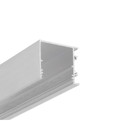 2m aluminiumsprofil VARIO30-03 ACDE-9/TY - Ubehandlet aluminium, overflatemontert, LED-skinne