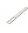 PVC profil 16x7 til LED strip - 2 meter, hvit, inkl. melkehvitt deksel