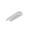 1m aluminiumsprofil DIAGONAL14 F/TY - Ubehandlet aluminium, innfelt, LED skinne