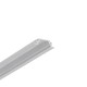 2m aluprofil GROOVE10 BC/UX - Ubehandlet aluminium, innfelt, LED skinn