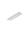 2m aluminiumsprofil GROOVE10.V2 A1C/U - Ubehandlet aluminium, innfelt, LED skinne