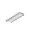 1m aluminiumprofil GROOVE14 EE7F/TY - Anodisert, innfelt, LED skinne
