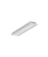 2m aluprofil GROOVE14.V2 BC3/Y - Ubehandlet aluminium, innfelt, LED skinne