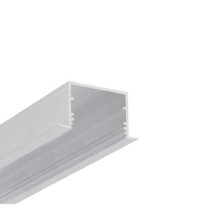 1m aluminiumsprofil VARIO30-07 ACDE-9/U9 - Ubehandlet aluminium, innfelt, LED skinne
