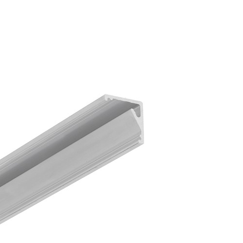 2m aluprofil CABI12 E - Ubehandlet aluminium, hjørne, LED skinne