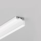 1m aluprofil CORNER10 BC/UX - Hvit lakkert, hjørne, LED skinne