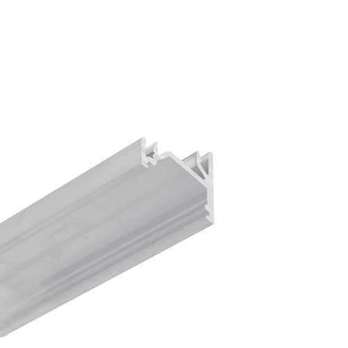 1m aluprofil CORNER12.V2 EF/U - Ubehandlet aluminium, hjørne, LED skinne