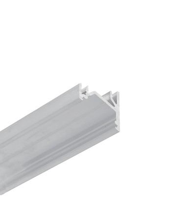 2m aluprofil CORNER12.V2 EF/U - Ubehandlet aluminium, hjørne, LED-skinne