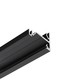 2m aluprofil CORNER14 EE7F/TY - Svart anodisert, hjørne, LED skinne