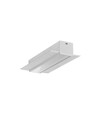 2m aluprofil LINEA-IN20 TRIMLESS EE7F - Ubehandlet aluminium, innsparkling, LED skinne