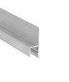 1m aluminiumsprofil OMNI10 AC2 - Ubehandlet aluminium, innfelling, LED-skinne