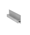 1m aluminiumsprofil OMNI10 AC2 - Ubehandlet aluminium, innfelling, LED-skinne