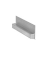 1m aluminiumsprofil OMNI10 AC2 - Ubehandlet aluminium, innfelling, LED-skinne