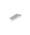 2m aluprofil PLANE14 SIDE BC3 - Ubehandlet aluminium, innsparkling, LED skinne