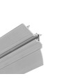 1m aluminiumsprofil SMOOTH12 BC/Q9 - Ubehandlet aluminium, innfelling, LED skinne