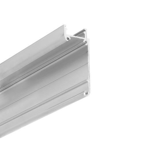 2m aluprofil WALLE12 BCD - Ubehandlet aluminium