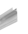 2m aluprofil WALLE12 BCD - Ubehandlet aluminium